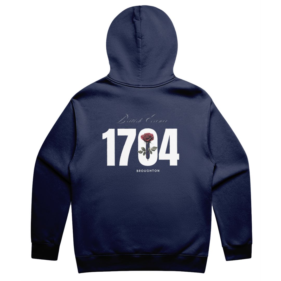 1704 Oversized Hoodie - White Font