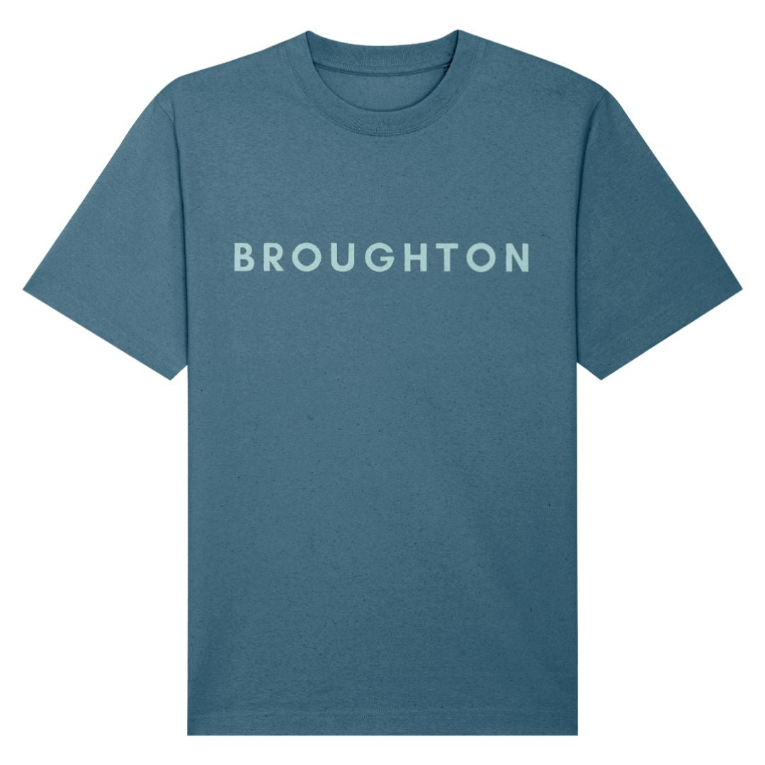 Broughton Signature T-Shirt - Blue/Cold Blue