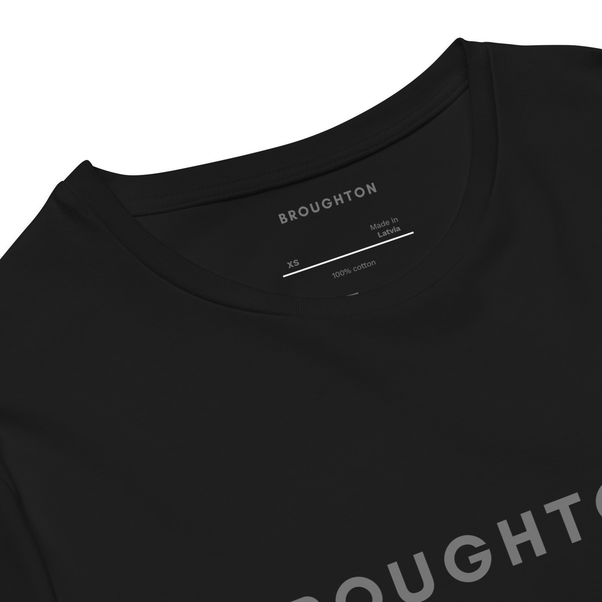 Broughton Signature 'Premium' T-Shirt - Black/Grey