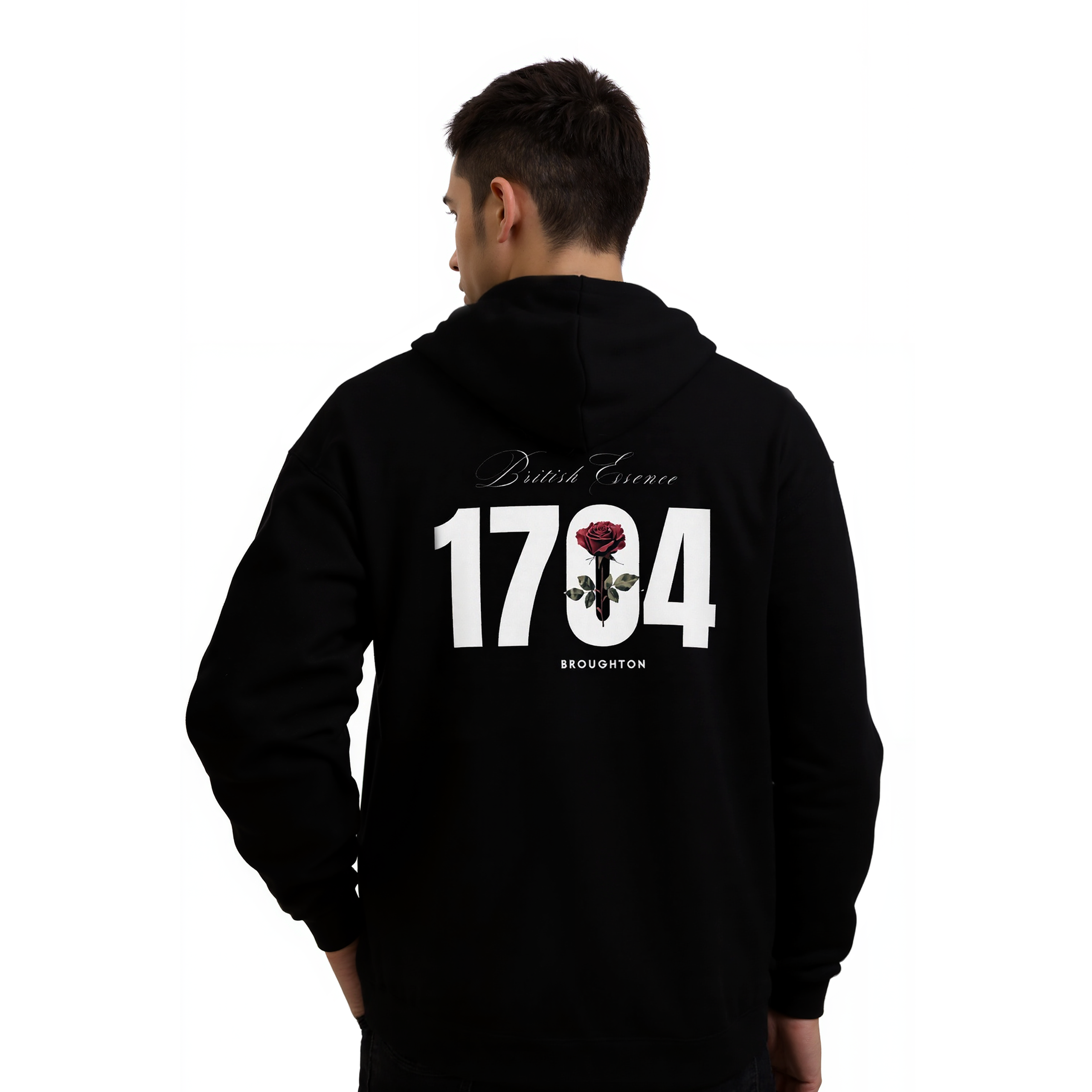 1704 Oversized Hoodie - Black