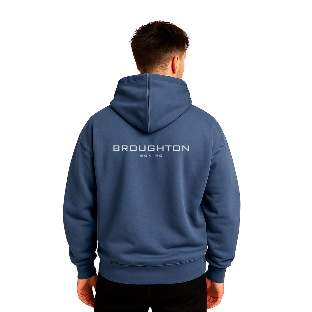 Broughton Boxing Hoodie - Arctic Blue