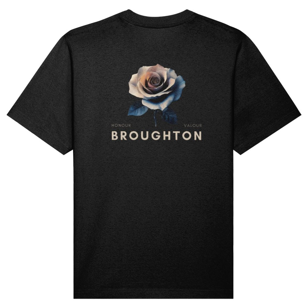 Pink Valrose T-Shirt - Black