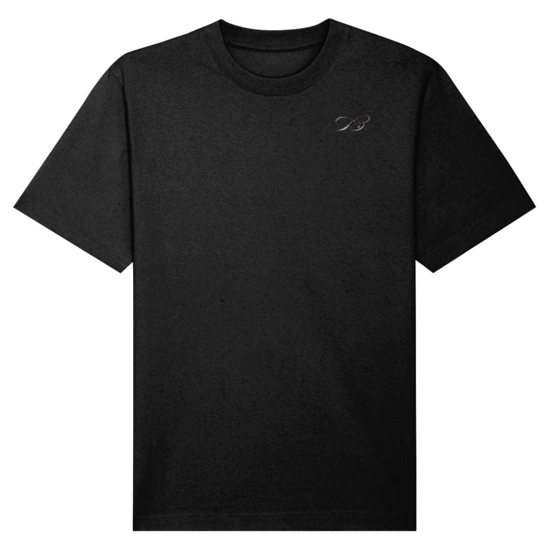 Pink Valrose T-Shirt - Black