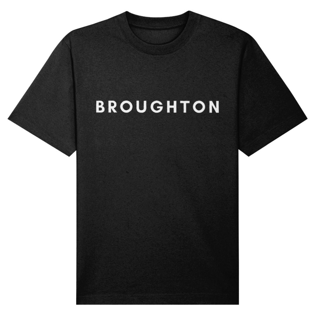 Broughton Signature T-Shirt - Black/White
