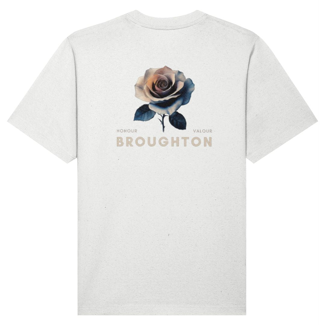 Pink Valrose T-Shirt - White