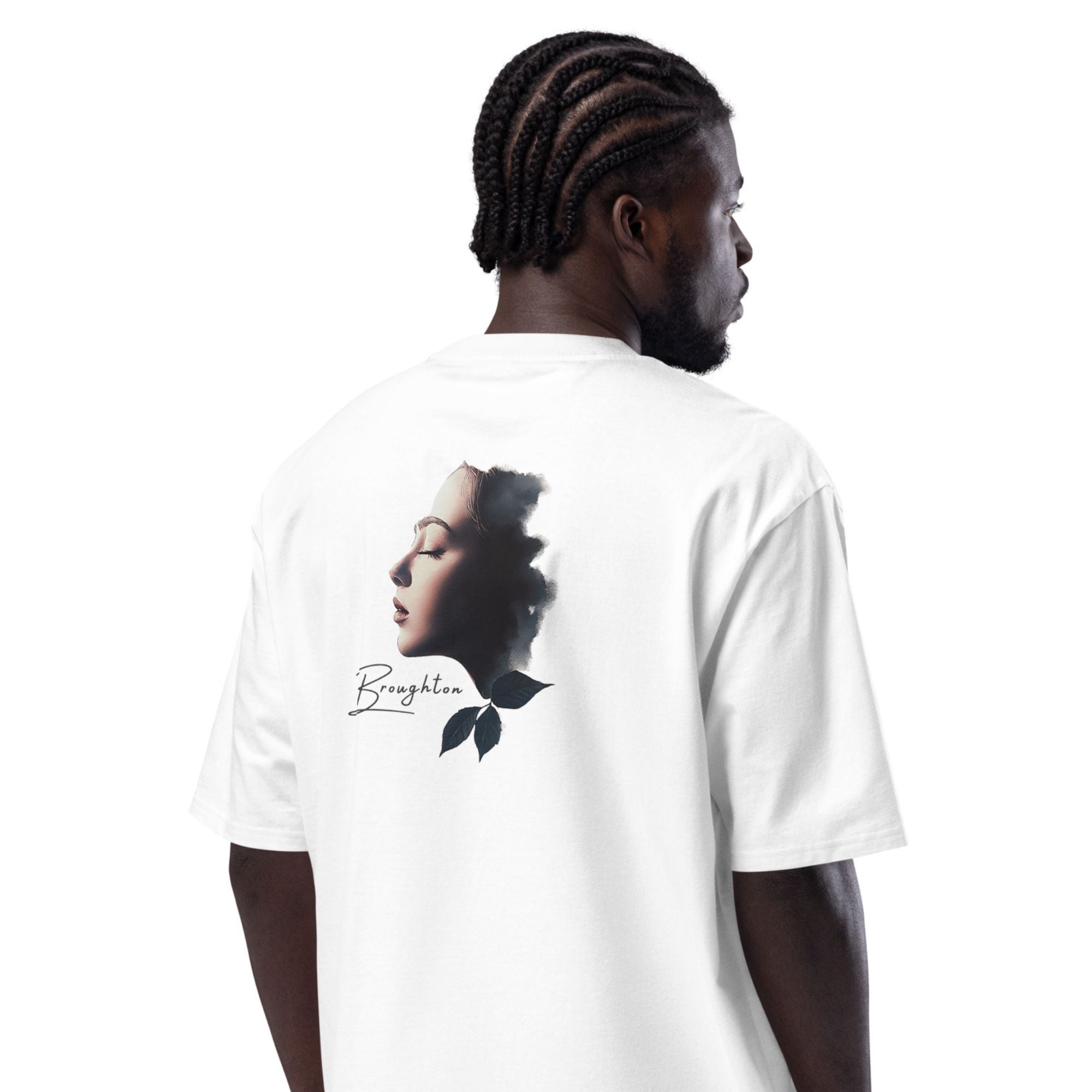 Womans face oversized t-shirt
