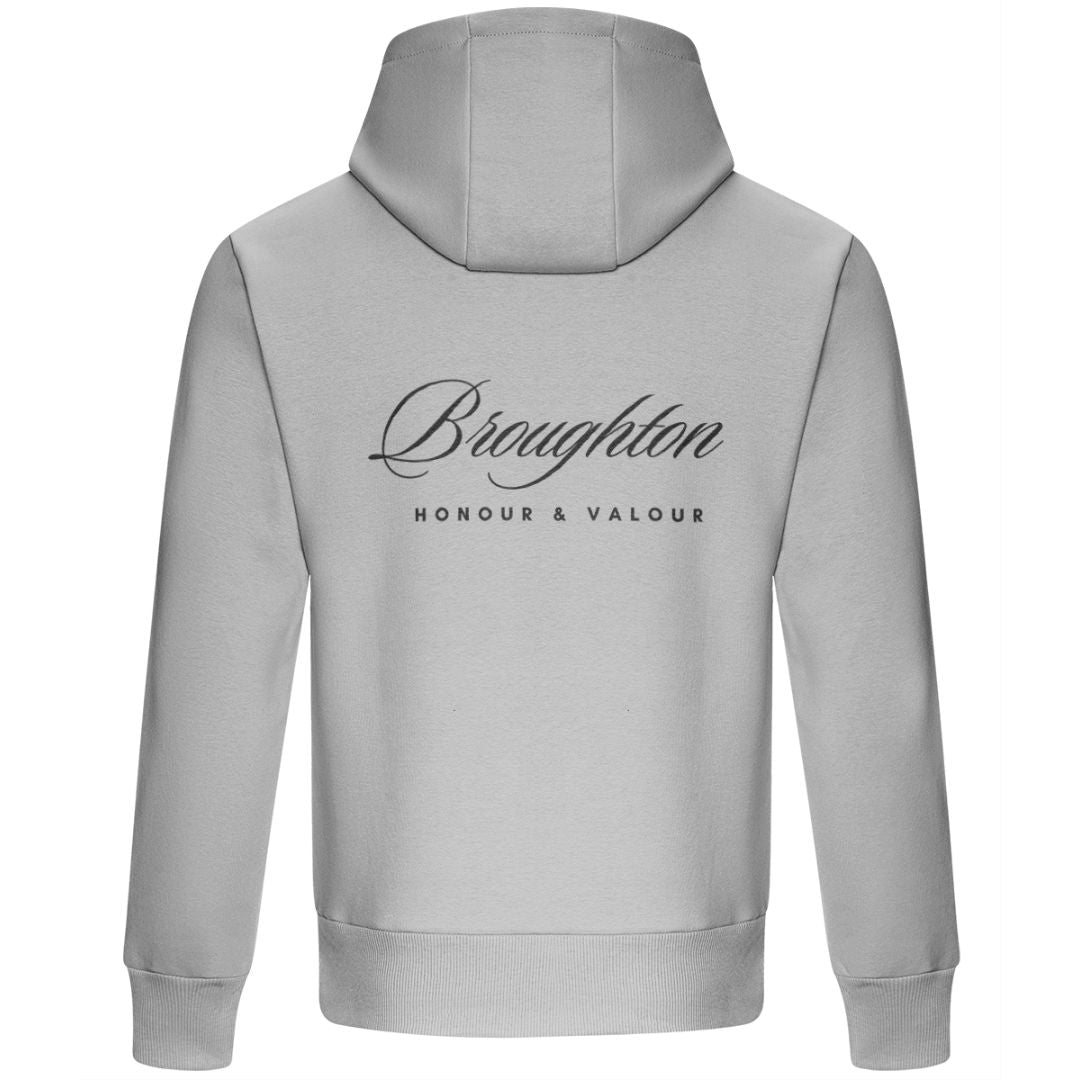 Broughton Signature Hoodie - Grey/Grey