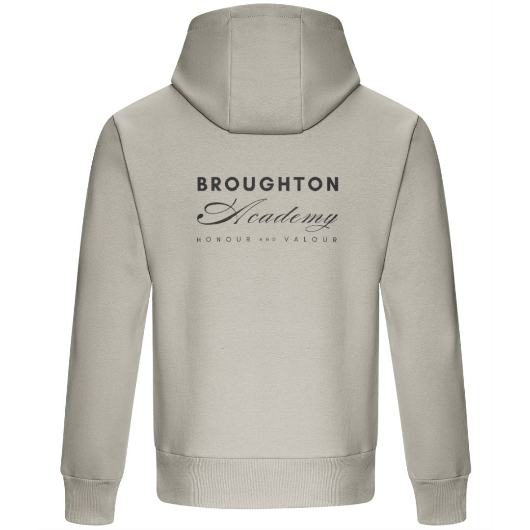Broughton Academy Hoodie - Stone