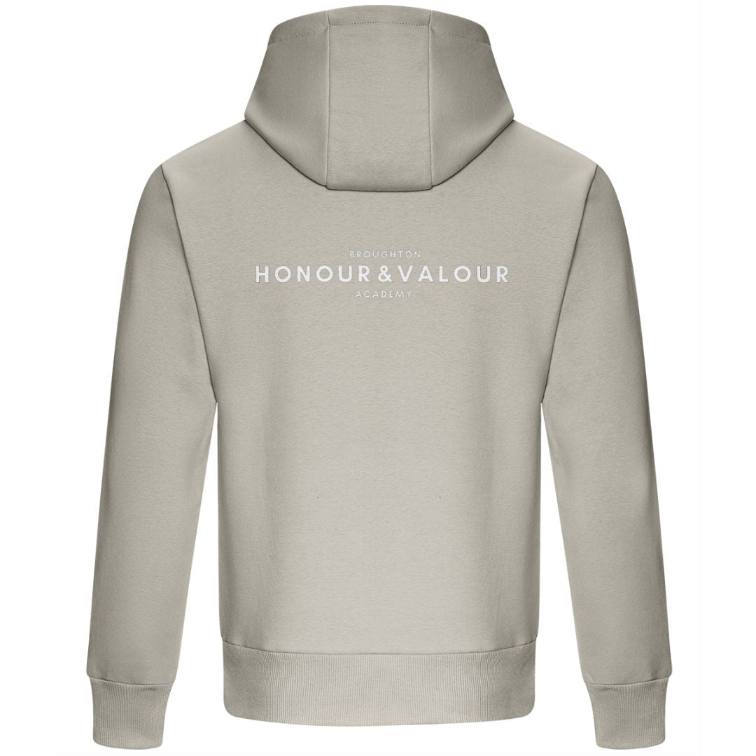 Honour and Valour Hoodie - Stone