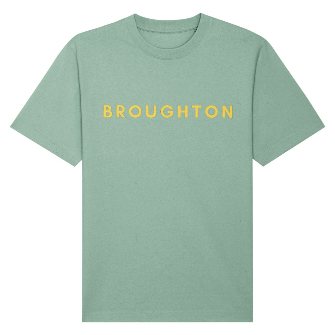 Broughton Signature T-Shirt - Green/Yellow