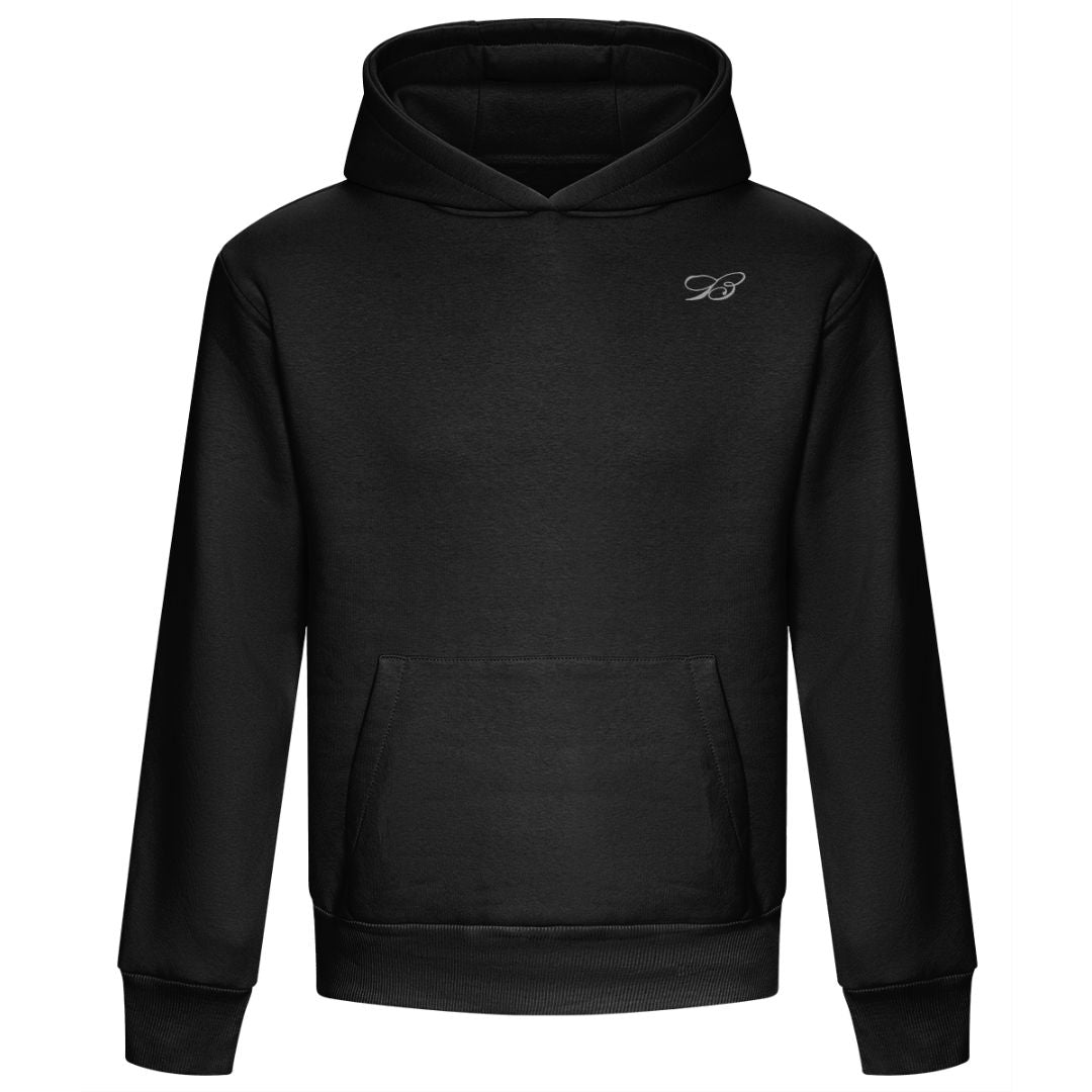 Broughton Signature Hoodie - Black/Grey